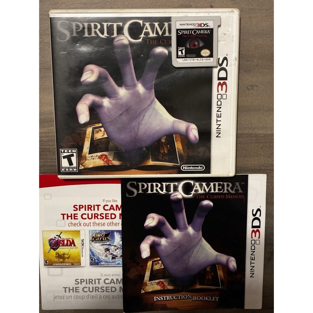 Nintendo Spirit Camera: The Cursed Memoir Nintendo 3DS 2012 T Manual NTSC-U/C